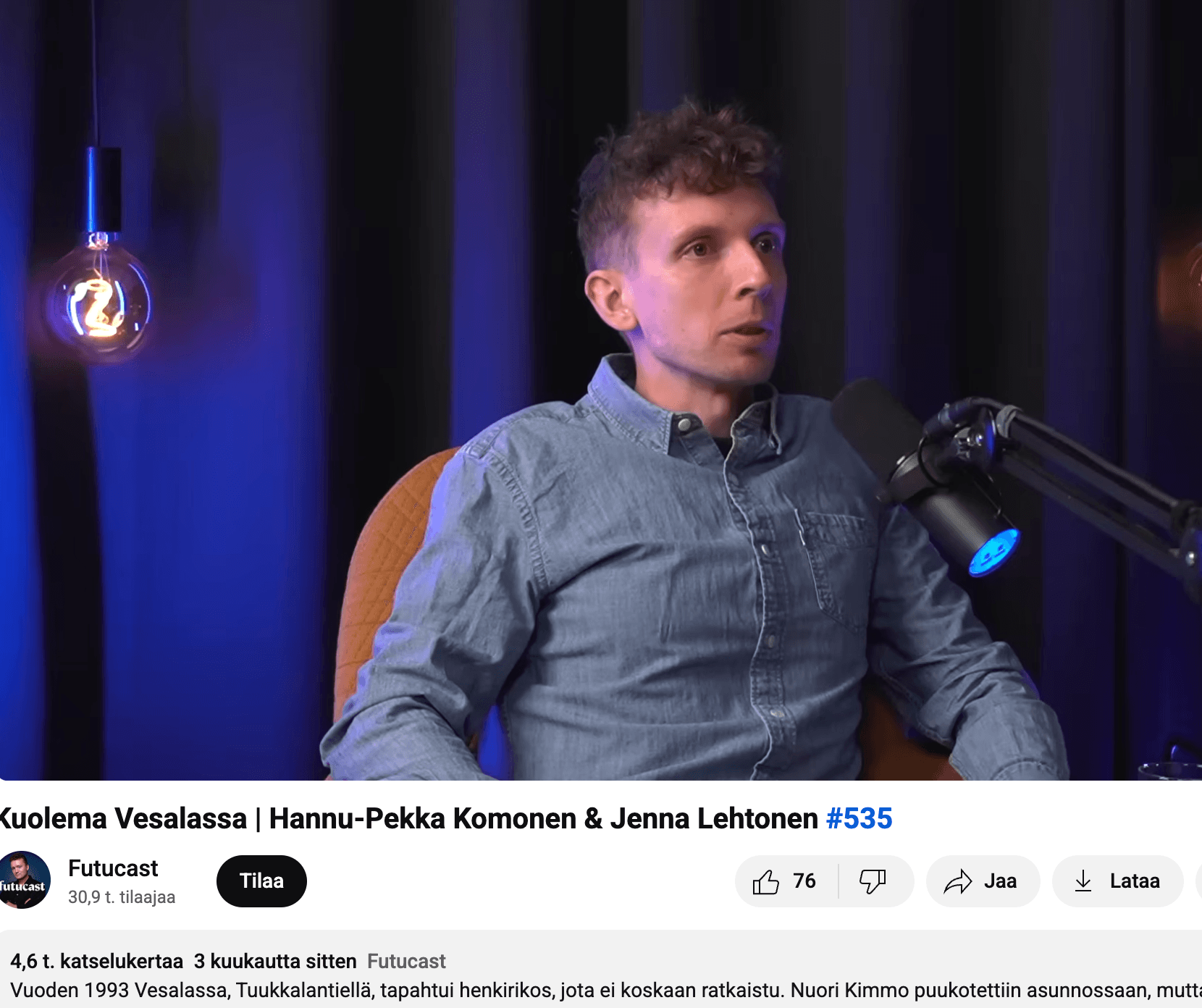 Futucast: Kuolema Vesalassa | Hannu-Pekka Komonen & Jenna Lehtonen